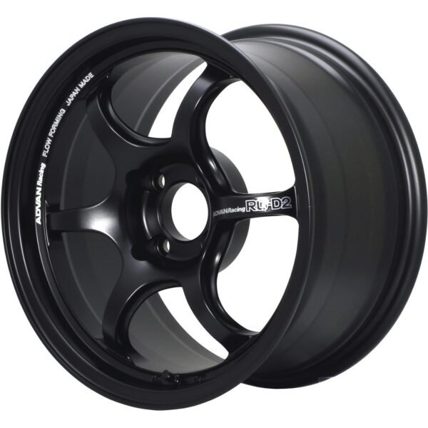 Advan Racing RG-D2 5x114.3 Bolt 73 Hub 18" Size Wheels in Semi Gloss Black
