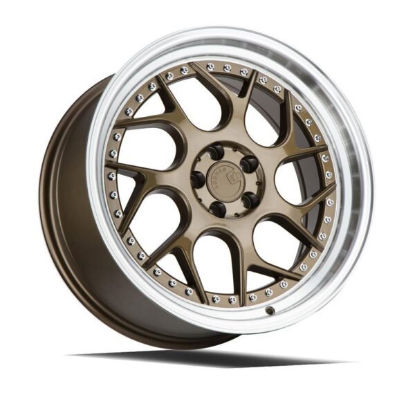 AodHan DS01 Wheels - 5x114.3 18" - Bronze w/Machined Lip