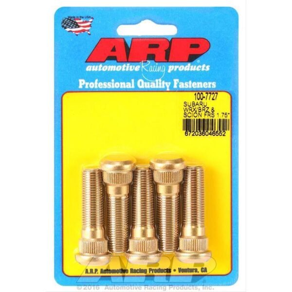 ARP Wheel Stud Kit (5 Studs) - M12x1.25 Thread - 1.75" L | 2013-2021 BRZ/FR-S/86 (100-7727)