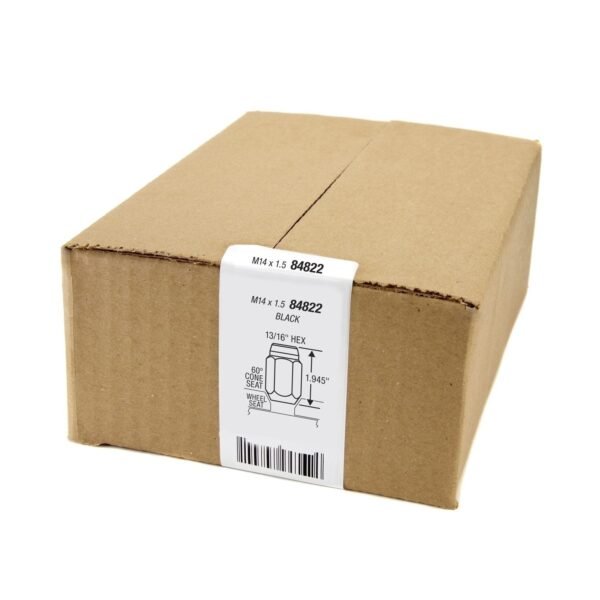 McGard Cone Seat Exposed Style Wheel Installation Kit / Black (84822)