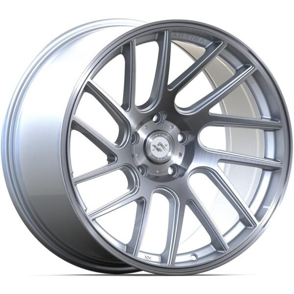 Anovia Elder Brushed Apollo Silver Directional Wheels | 20x10 Size / 5x114.3 Bolt / +40 Offset / 73.1 Hub (ART105201051144073X)