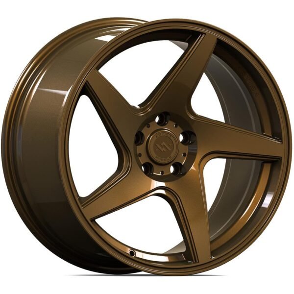 Anovia Kinetic Rodin Bronze Directional Wheels | 18x9.5 Size / 5x108 Bolt / +38 Offset / 73.1 Hub (ART106189551083873BZ)