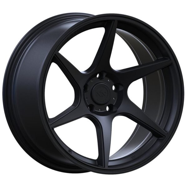 Anovia Titan Raven Black Directional Wheels | 18x9.5 Size / 5x114.3 Bolt / +35 Offset / 73.1 Hub (ART103189551143573SB)