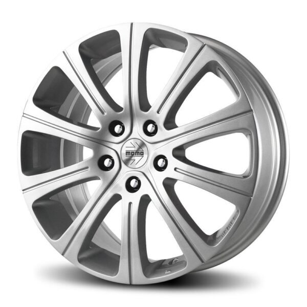 MOMO Win 2 5x112 15x6.5" +40mm Offset Glossy Silver Wheels