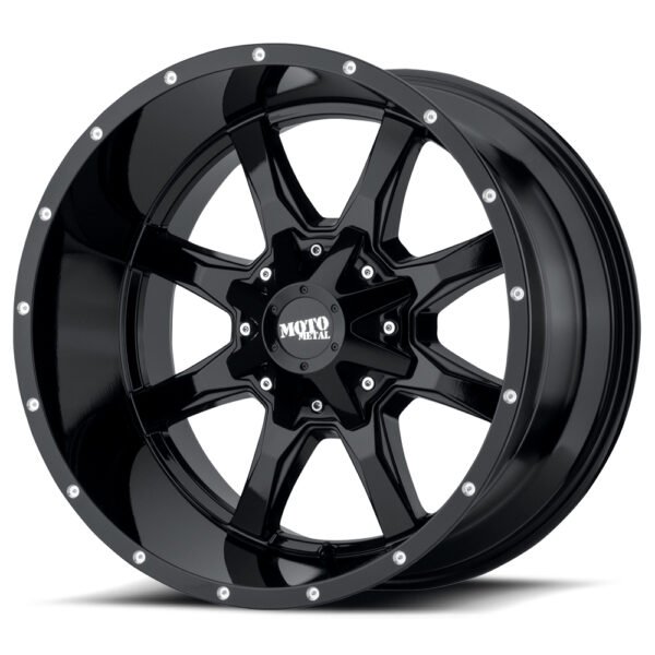 Moto Metal MO970 Wheels & MO970 - Gloss Black Milled Lip Rims On Sale - WheelMax: America's Largest Mail Order Wheel And Tire Company